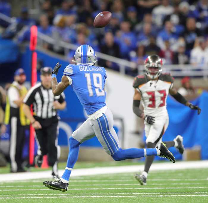 Former Detroit Lions wide receiver Kenny Golladay